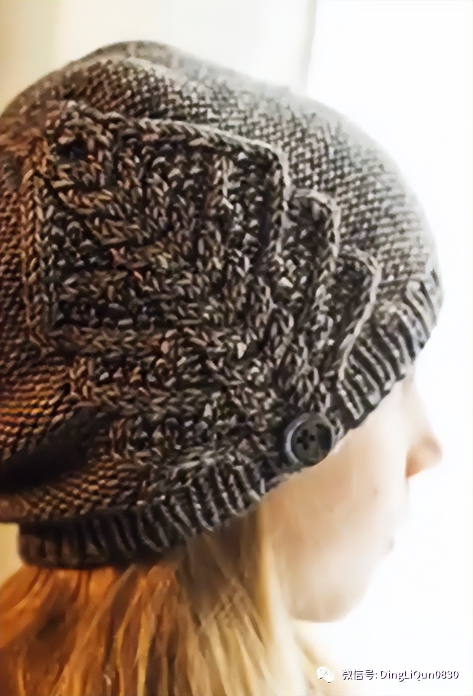 针织帽贝雷帽,针织时尚贝雷帽高级感