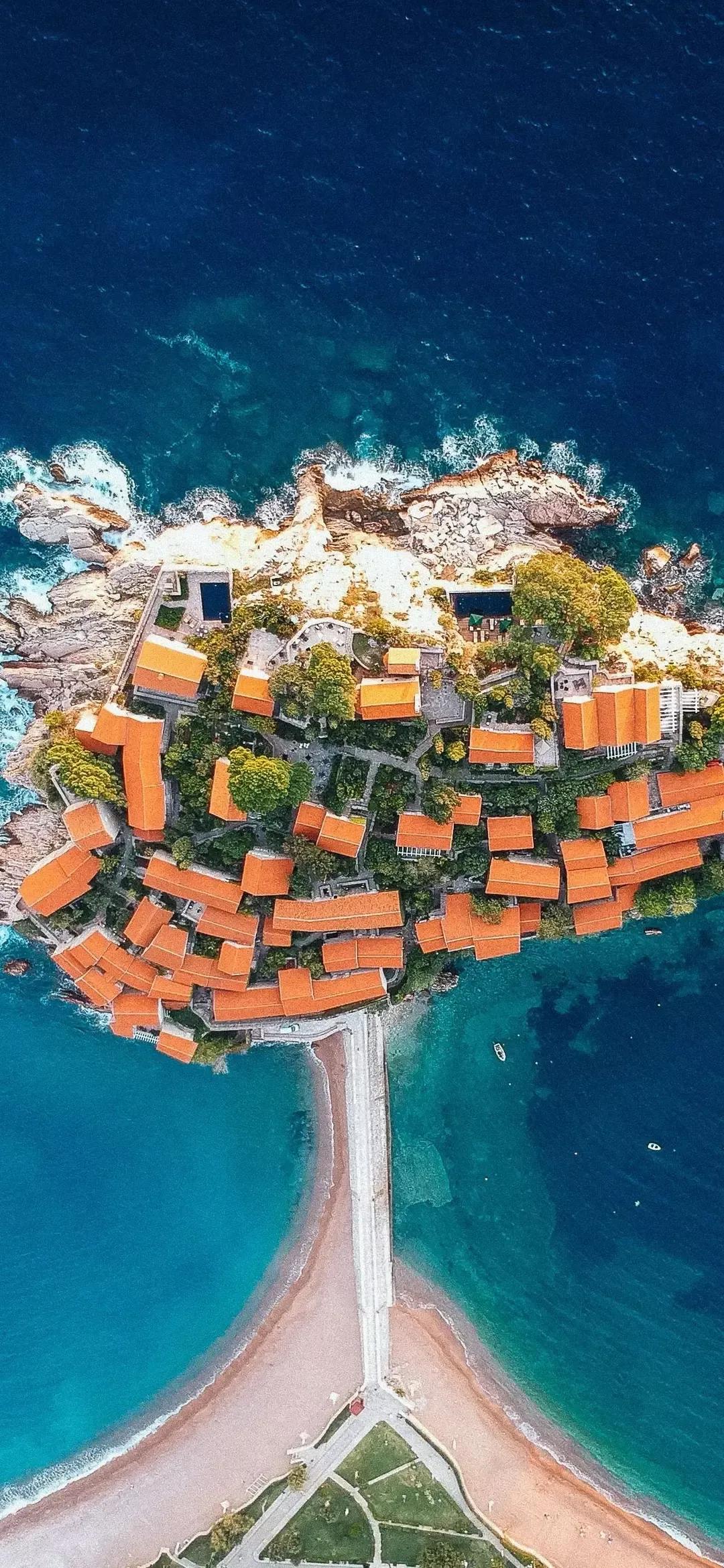 大海壁纸｜大海边，守候朝霞，聆听海浪的乐章