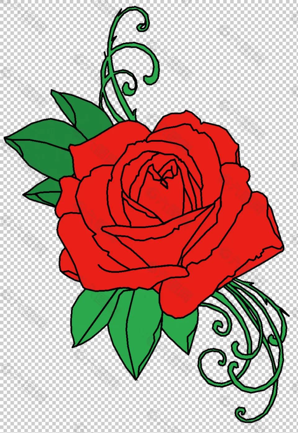 纹身师给女孩纹身,玫瑰纹身的女孩