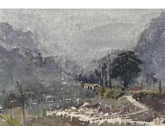 【艺坛百家】|水味彩韵•画意诗情——*党**天才水彩画赏析