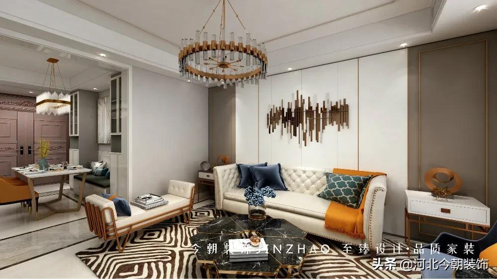 「案例精选」白金汉府130㎡现代轻奢，实用与颜值并存