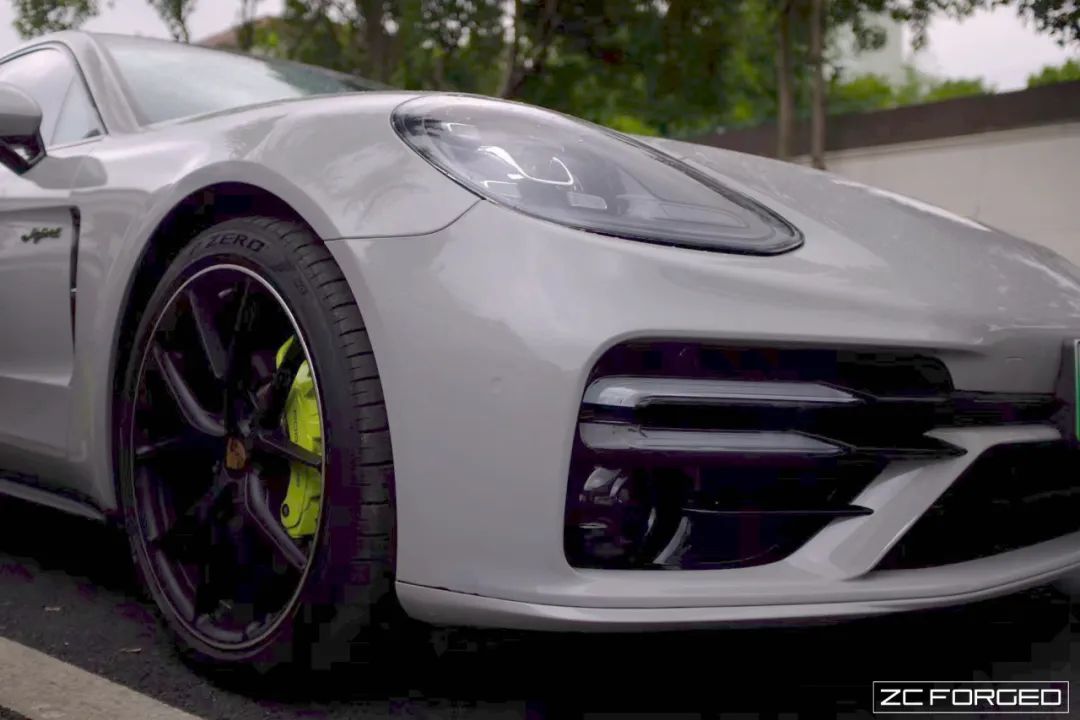 保时捷panamera改taycan前脸,保时捷panamera改装宽胎