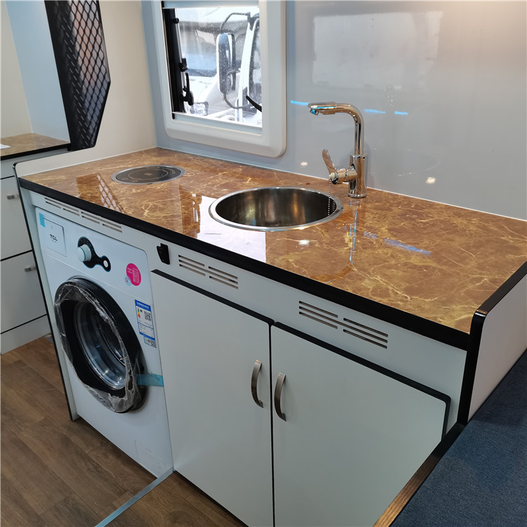 跃进房车h500平头,跃进h500后置厨卫轻卡房车