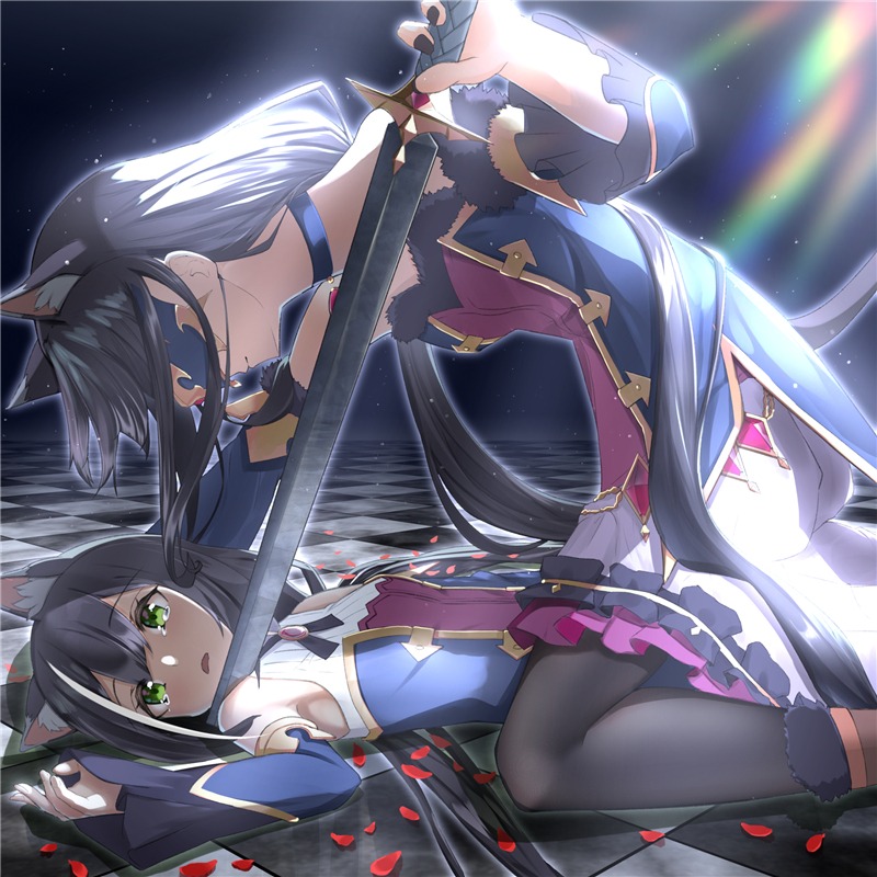 二次元黑化图片萌妹子,黑化头像女生霸气黑暗系真人