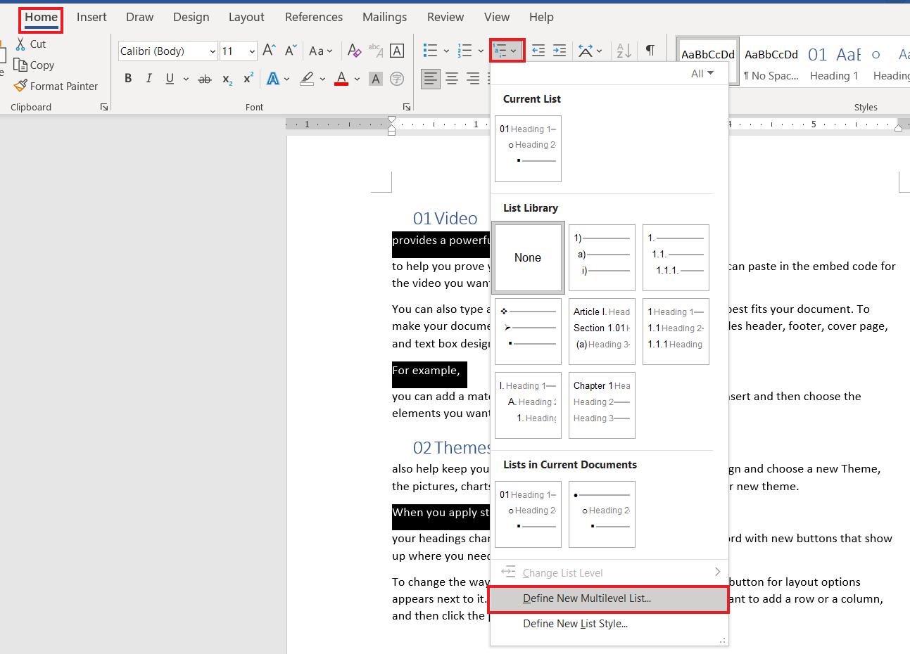 word文档如何生成自动目录,word文档自动生成目录