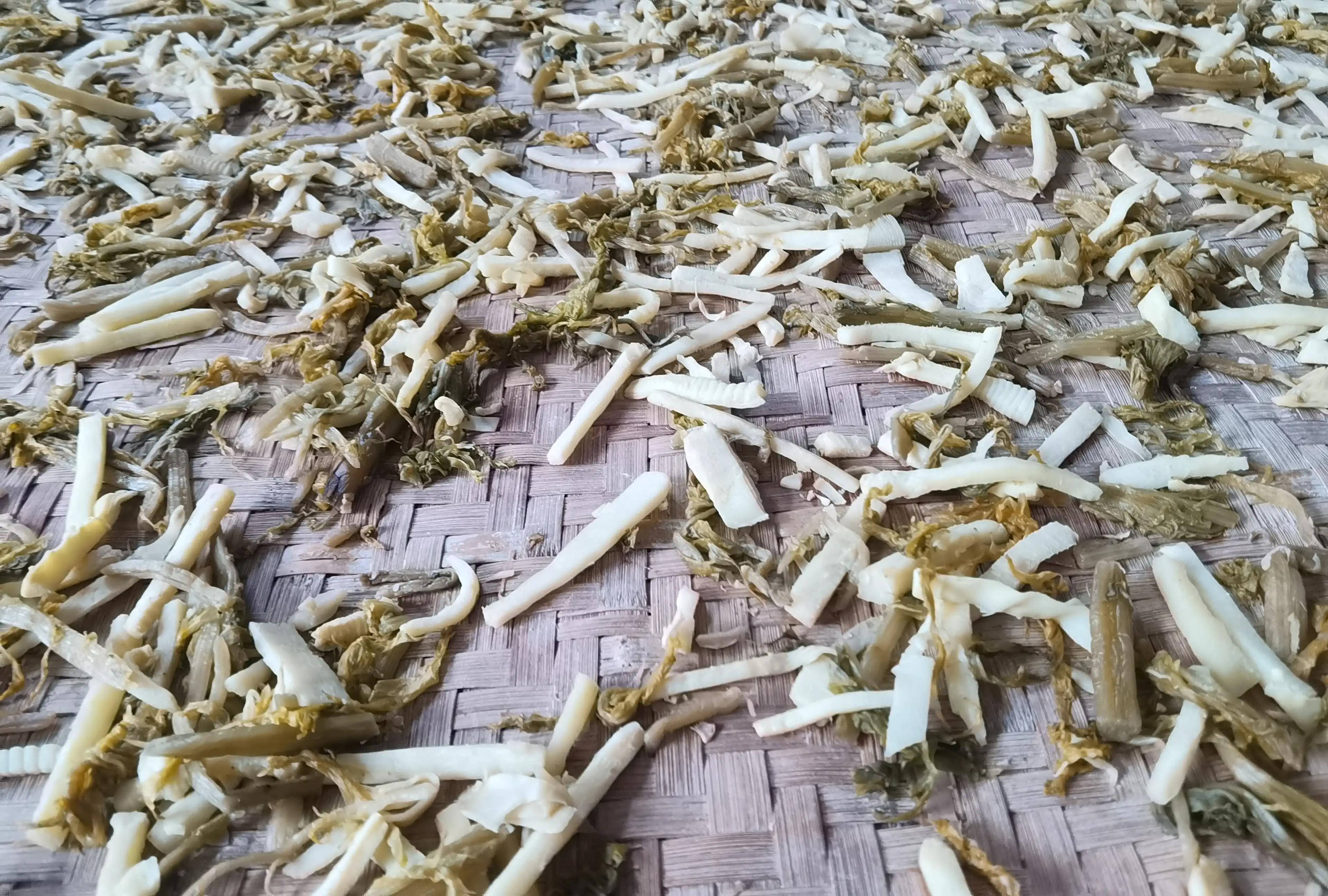 绍兴最好的笋丝梅干菜制作方法,浙江笋丝梅干菜的家常做法