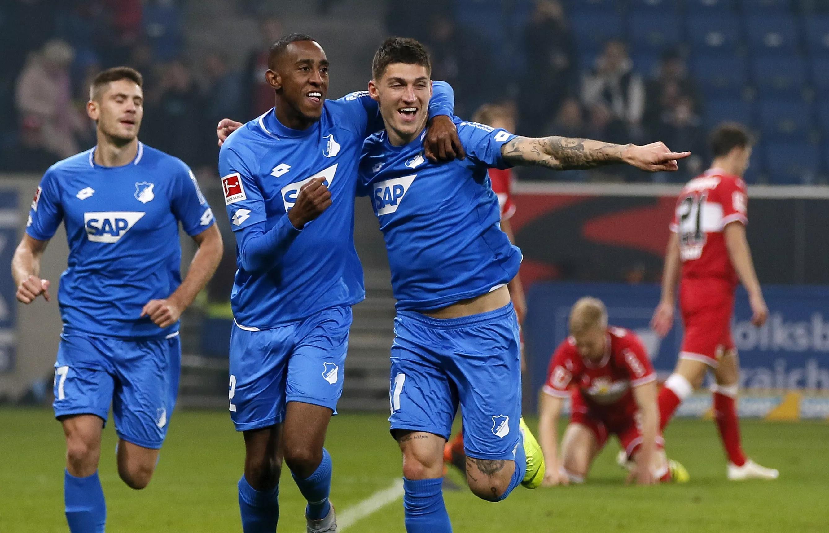 德国杯：莱红牛VS霍芬海姆，5名后场主力缺席，霍村抢分难了？