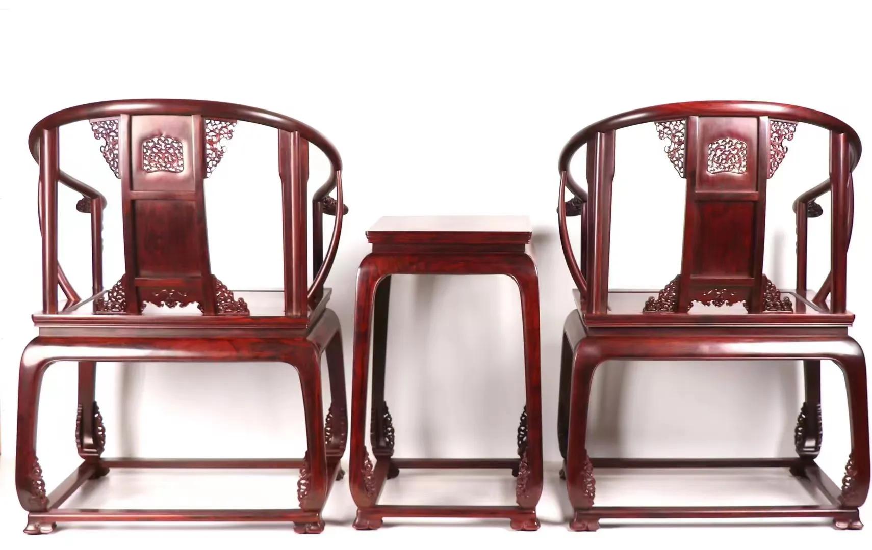 印度小叶紫檀皇冠椅价格,印度小叶紫檀波浪纹椅