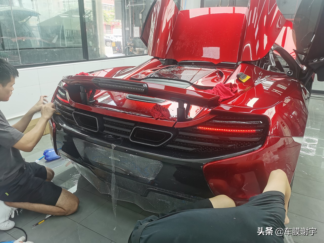 迈凯伦650s车布多少钱,迈凯伦进口车衣贴膜