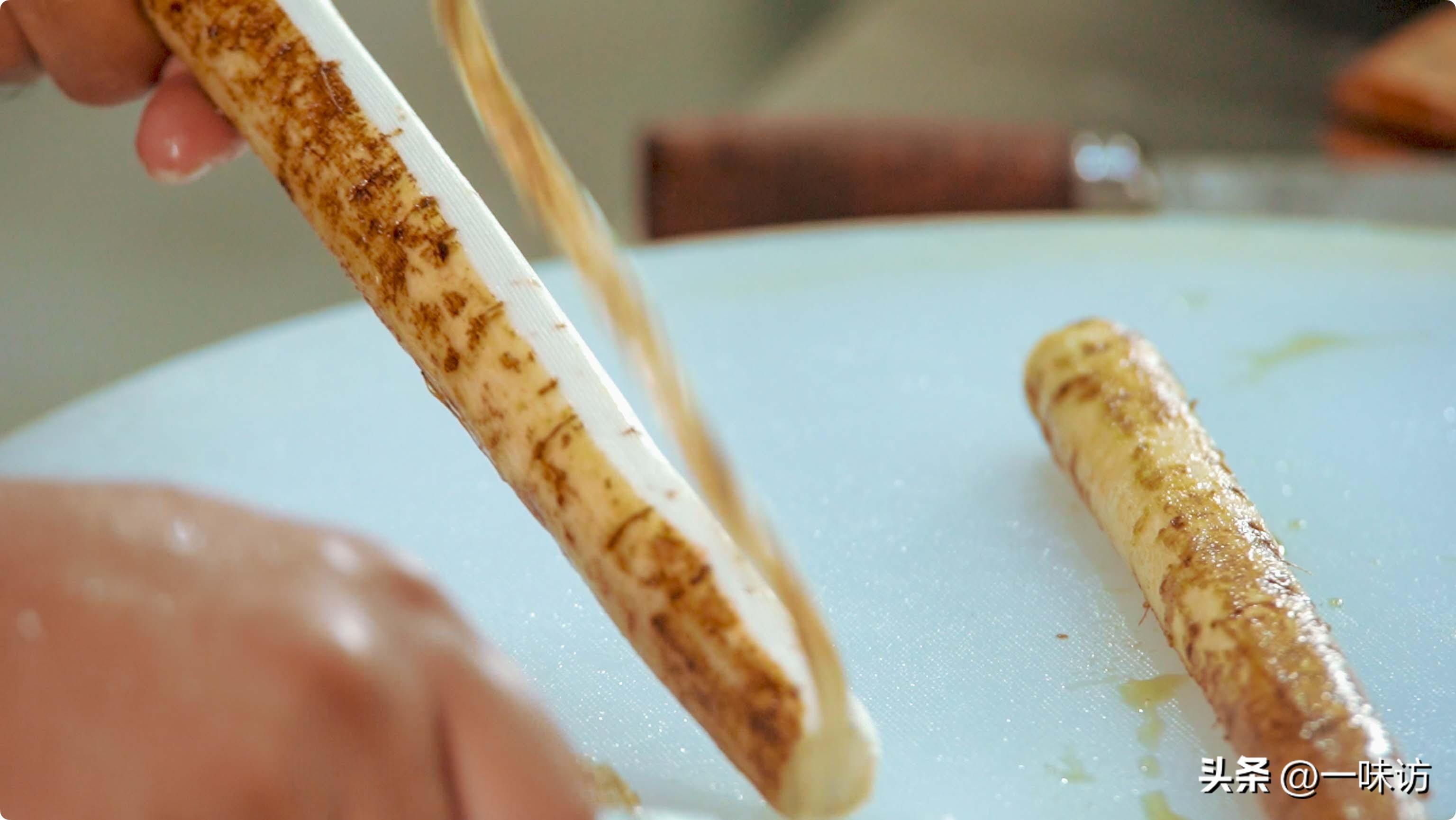 牛蒡切条,香脆牛蒡做法