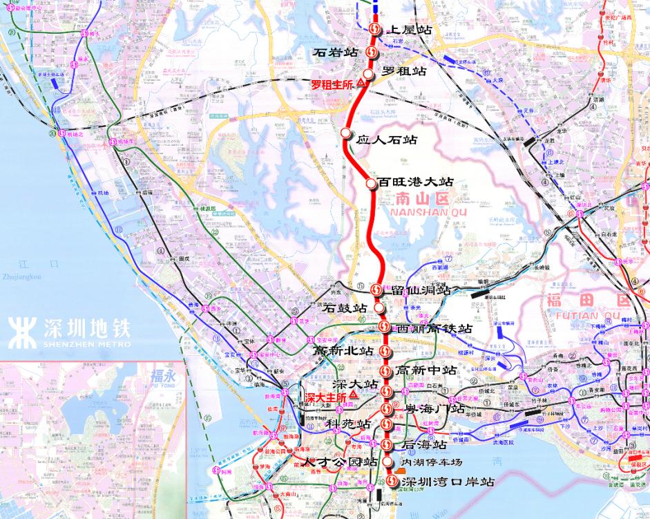 深圳地铁2024年将要开通的线路,深圳地铁2023年最新完整线路图