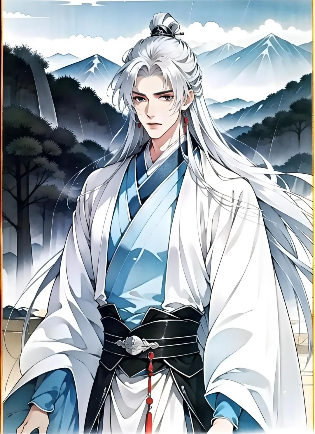 ai绘画二次元漫画人物,ai绘画旧漫女孩