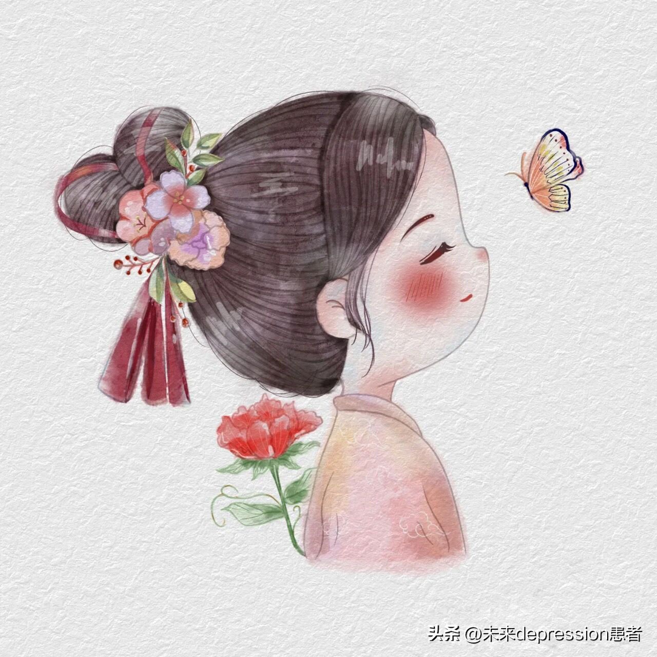 清纯可爱古风美少女,国风美少年