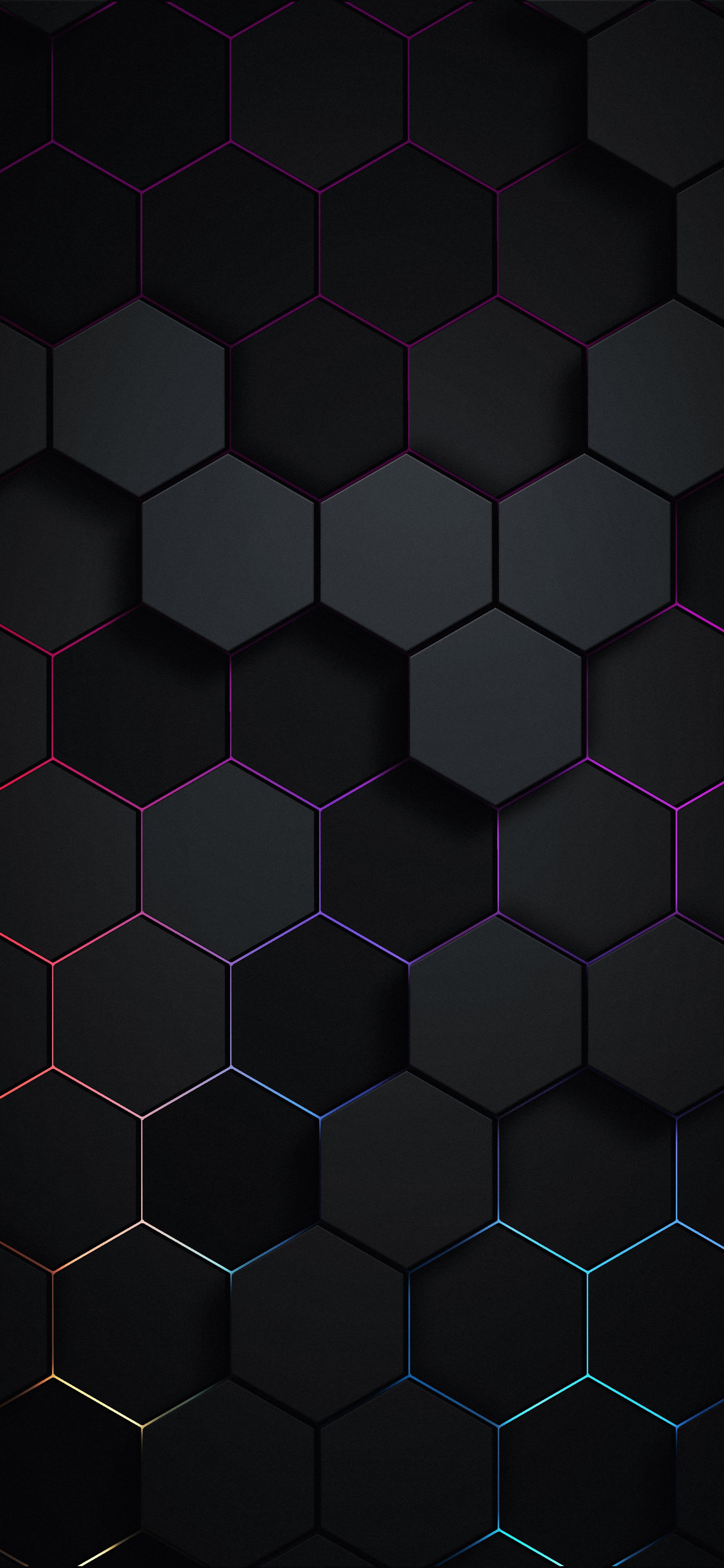 壁纸超清4k立体手机壁纸,曲面屏立体感超清黑色壁纸