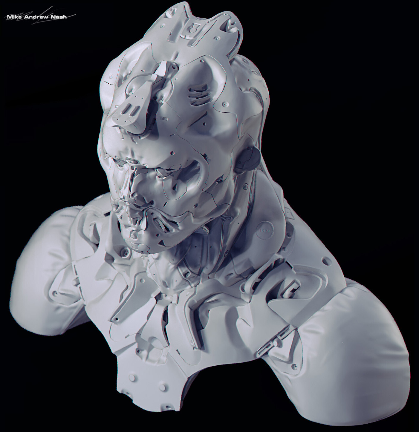 COOL!令人叹为观止的精密机甲穿戴设备｜设计师mikenash作品欣赏