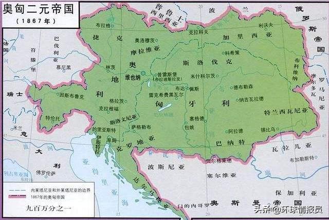 奥地利民族构成,奥地利和匈牙利的民族