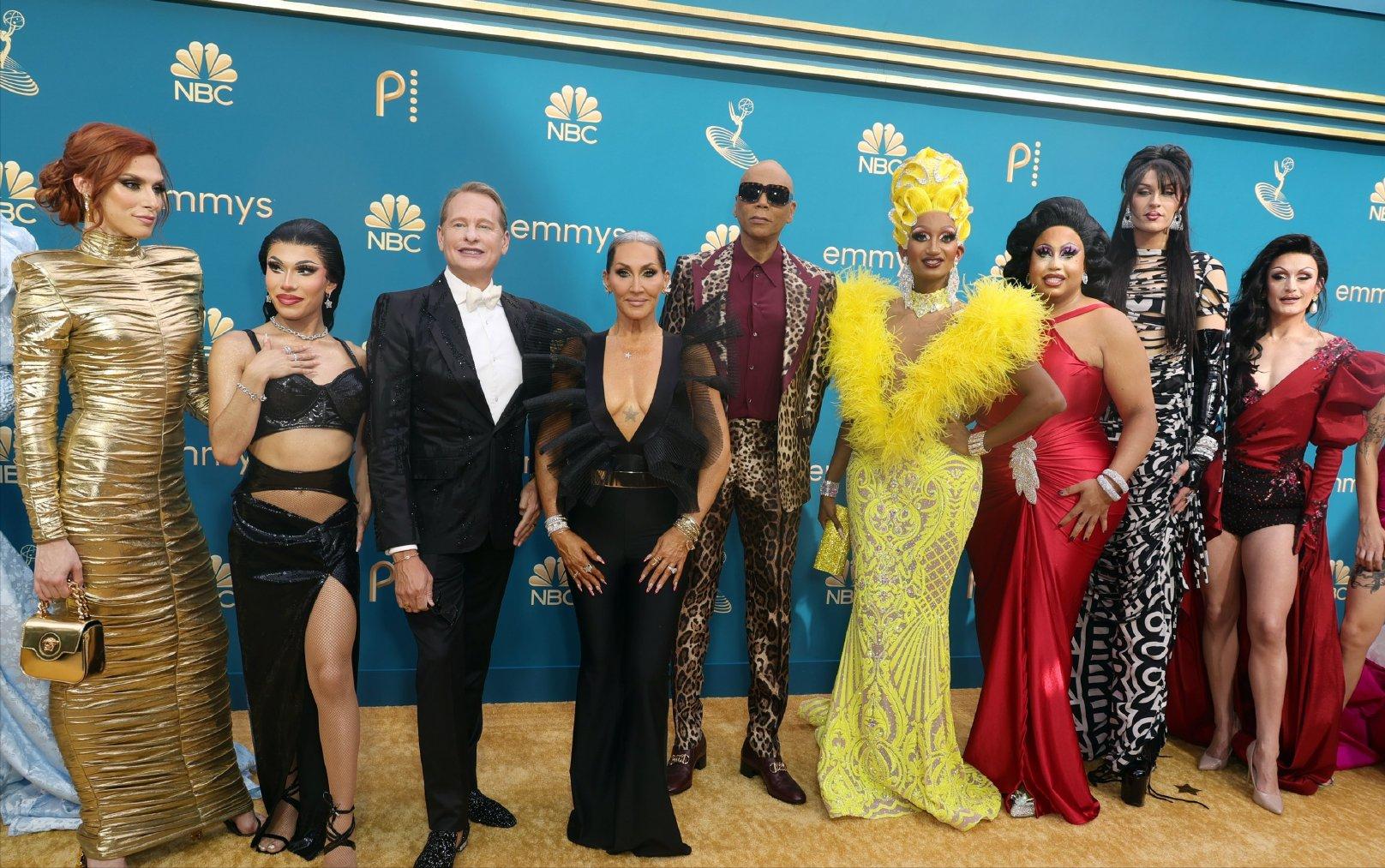 艾美奖红毯女星礼服图片,2019红毯艾美奖