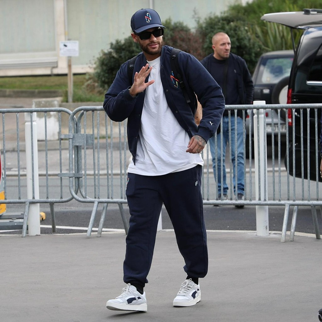 世界球星内马尔日常穿什么鞋,足球明星内马尔同款彪马复古鞋