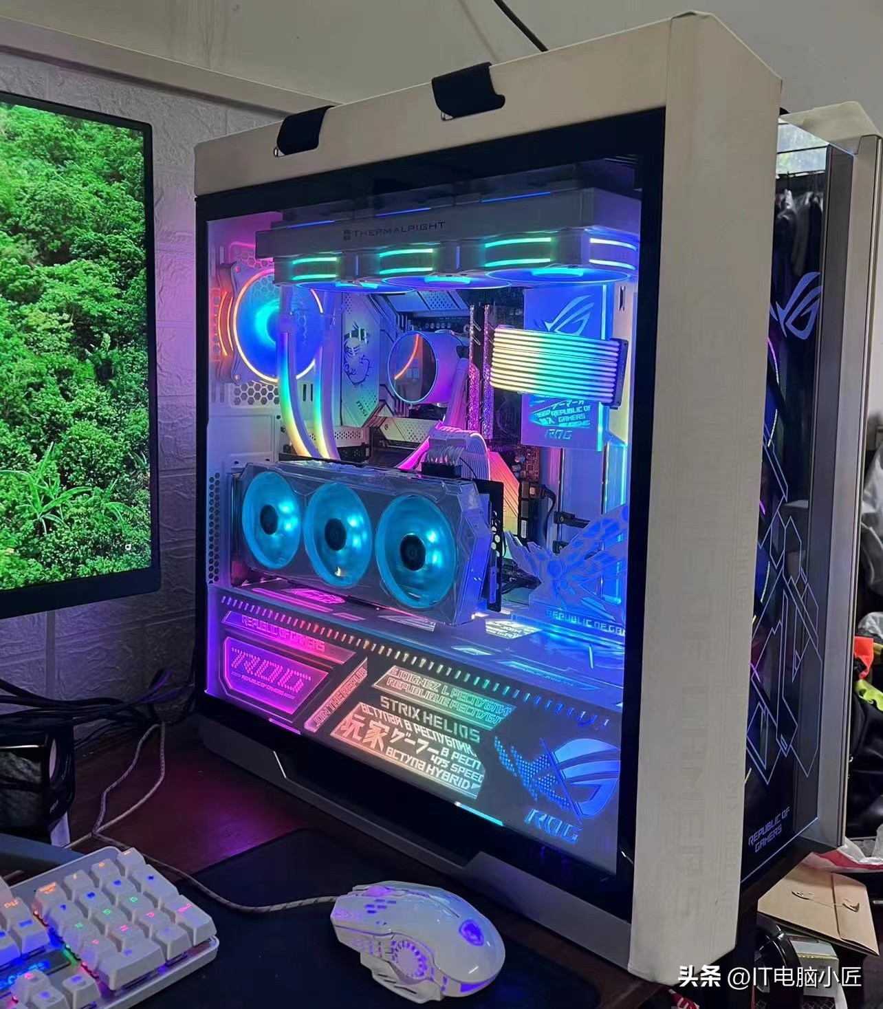 一万四的rog太阳神主机,rog纯白太阳神主机