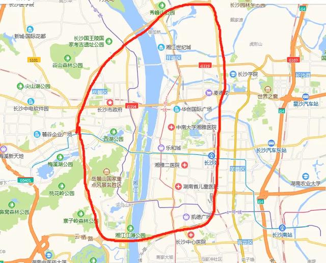 长沙绕城高速改环线,长沙西环线和3号线