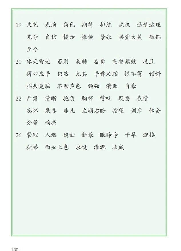 人教版小学语文（四年级上册）课本电子版暑假预习快收藏
