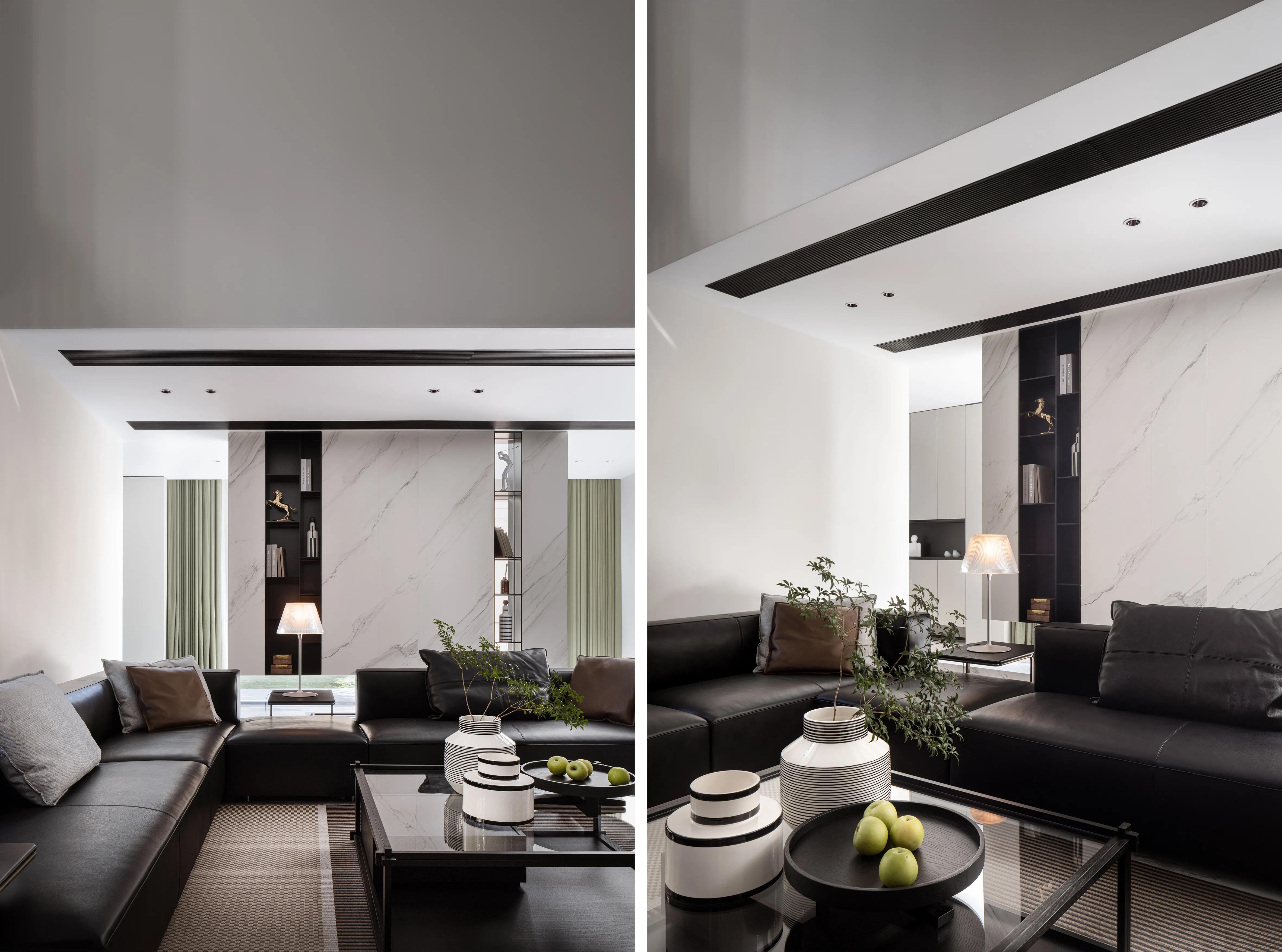 班兰家具设计,一抹蓝雅致样板间设计