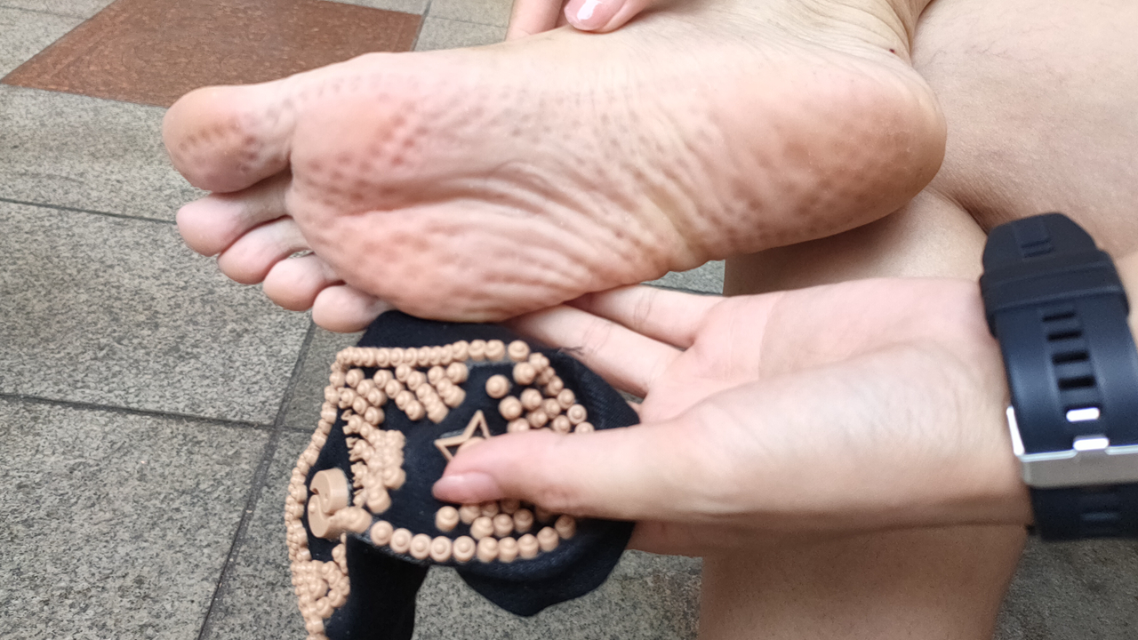 精油按摩养生袜,足疗袜真的有用吗