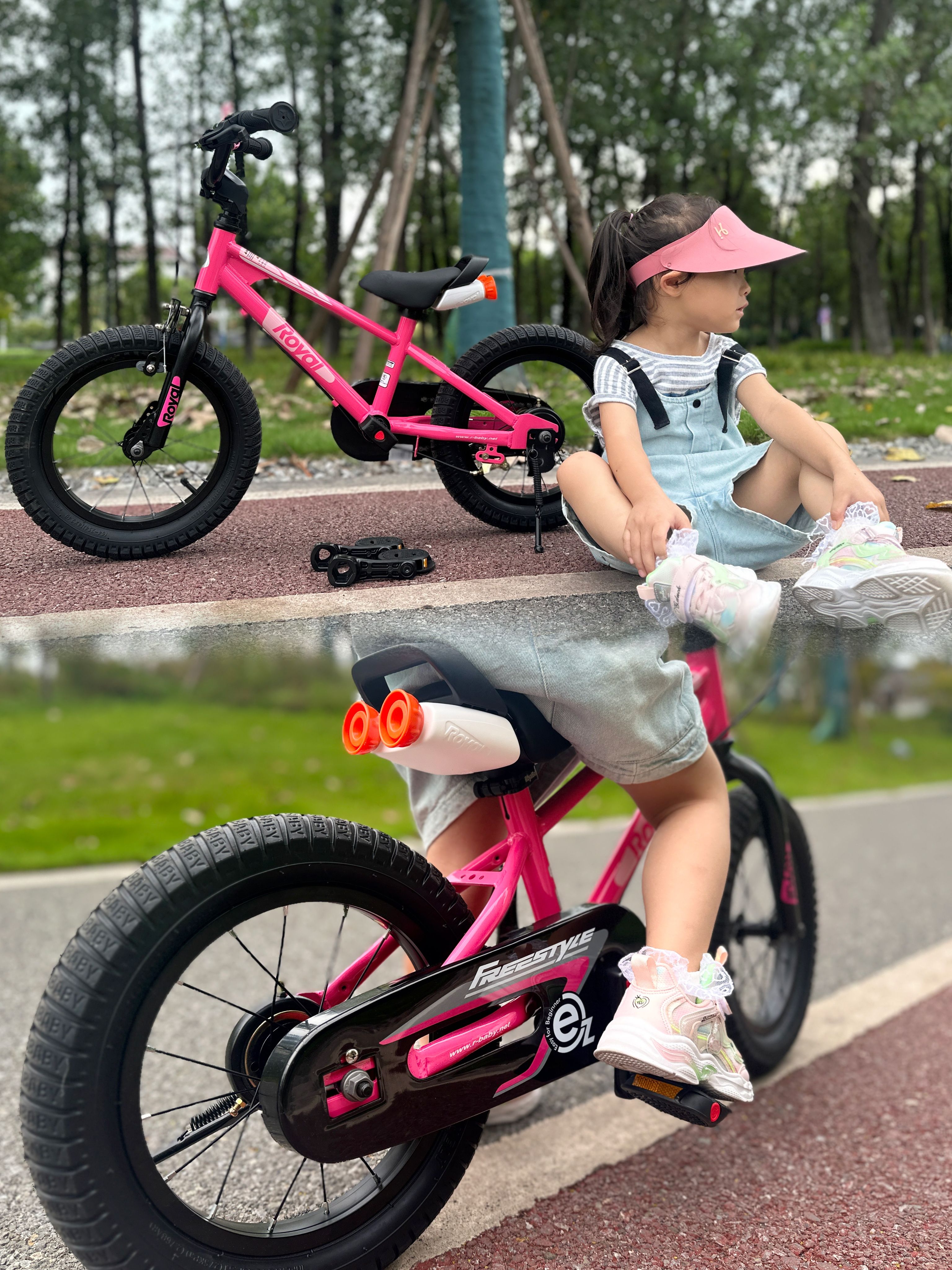 优贝小孩自行车,优贝ez二合一自行车广告