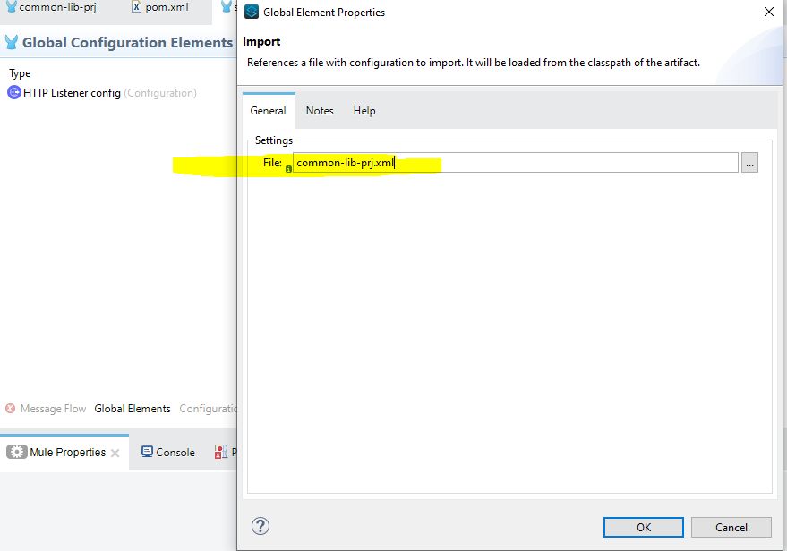 如何在Mule4中配置通用流程以重用通用功能