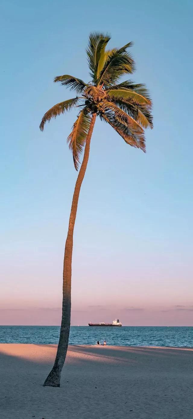 美丽的碧海蓝天壁纸,2018蓝色大海夏天壁纸