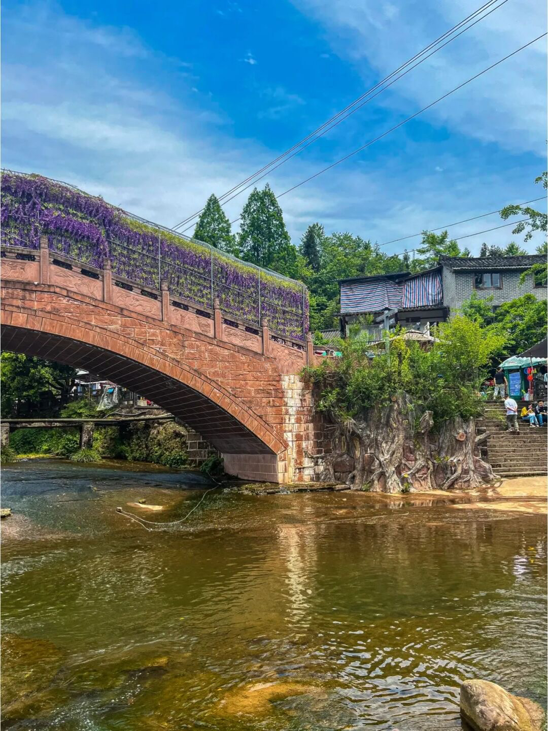 成都近郊一个小众禅意古镇,成都茶山古镇图片