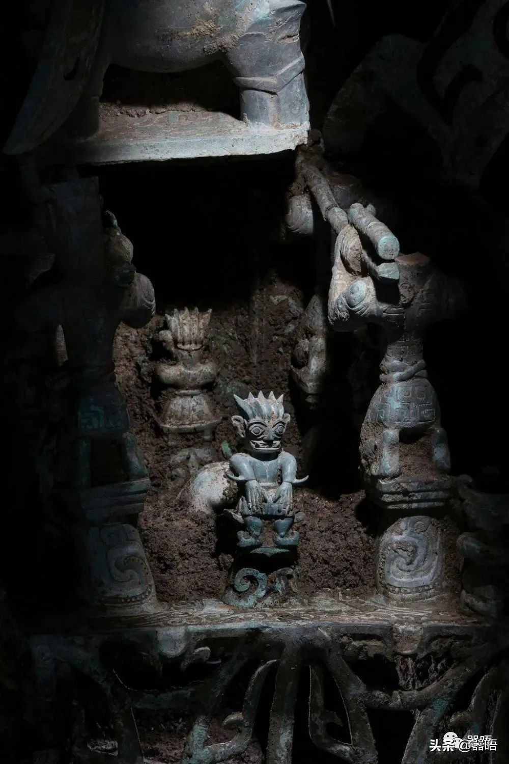 三星堆造型介绍,三星堆扁头