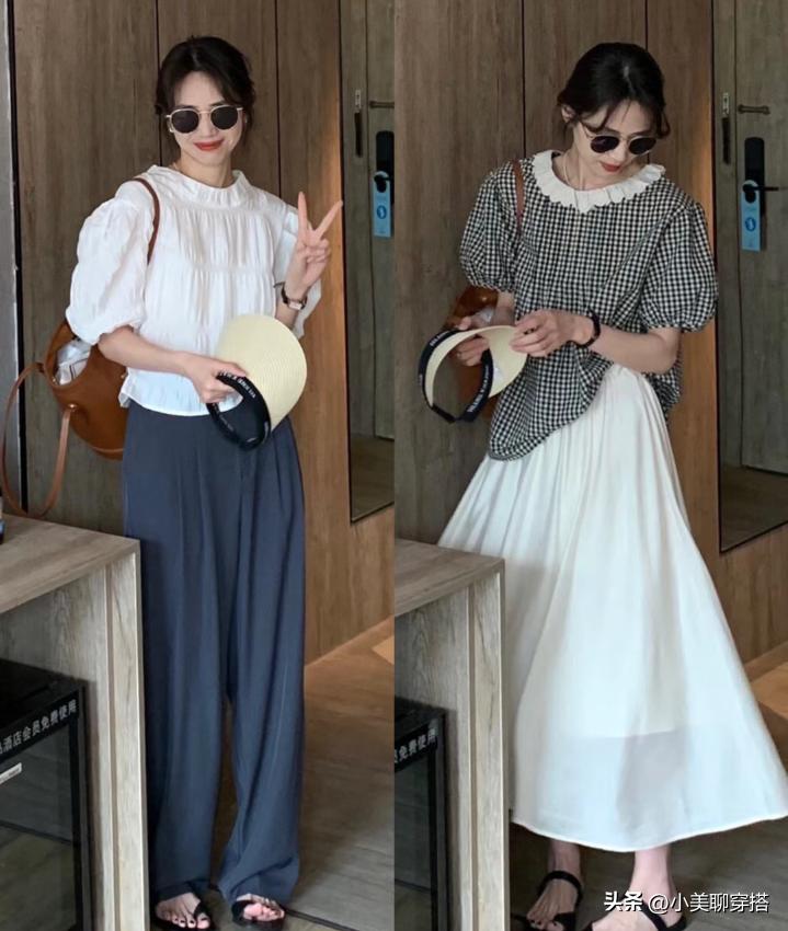 新潮减龄的穿搭清新柔美有看点,33套初秋简约搭配减龄不失女人味