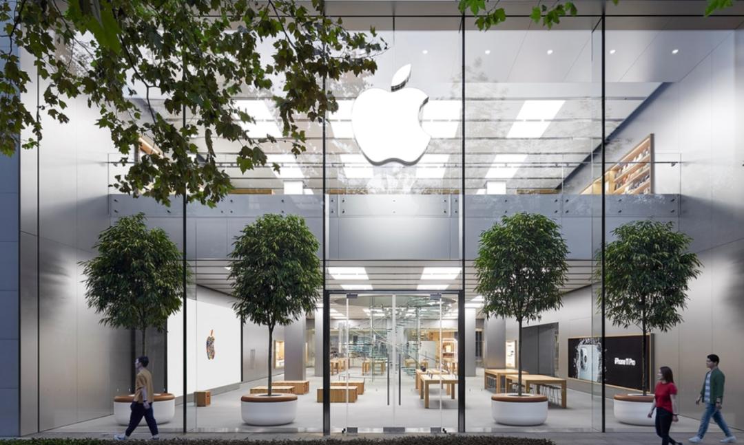 彩色苹果logo设计理念,苹果彩虹logo设计图