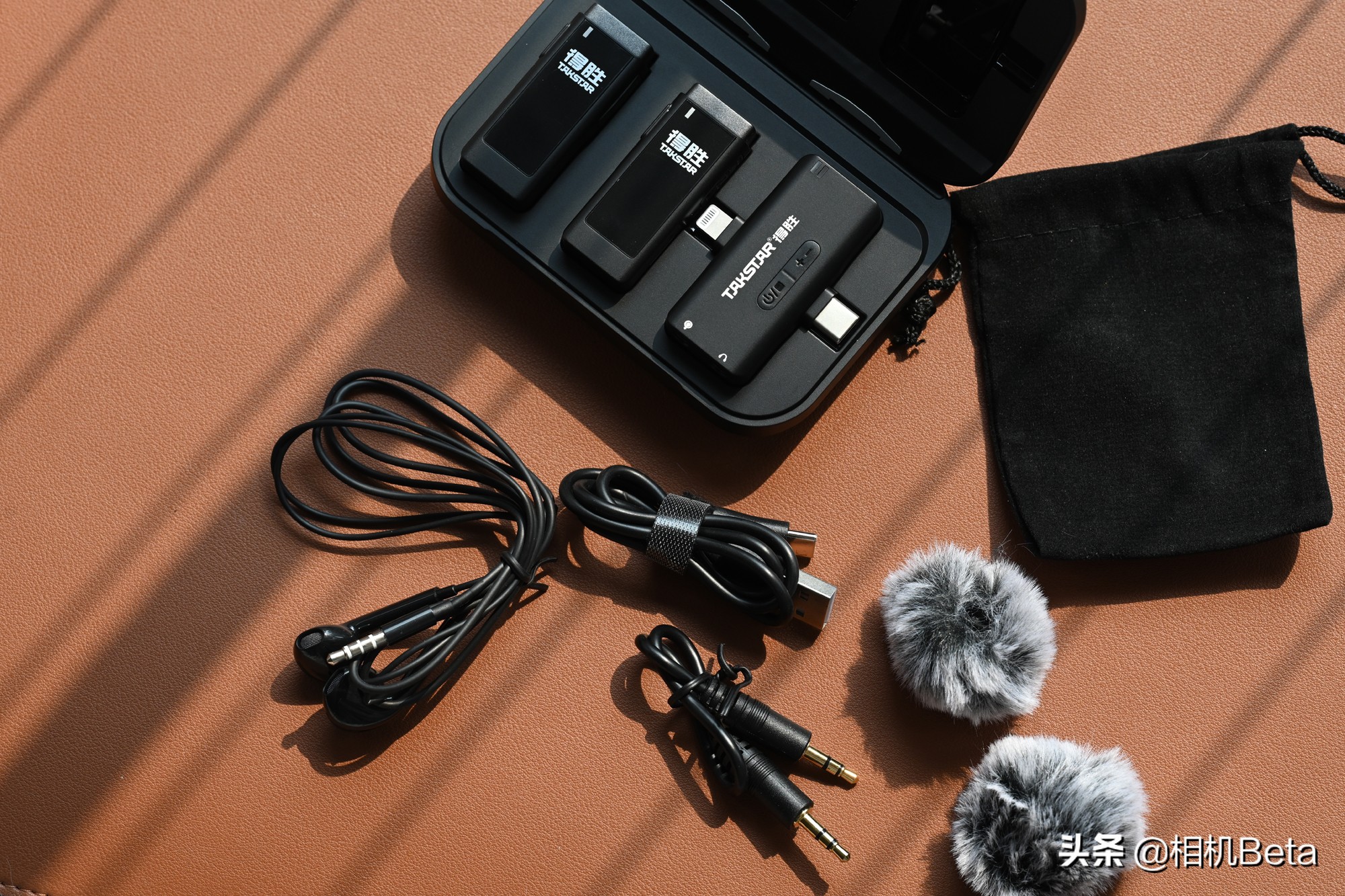 得胜无线麦克风连手机,手机相机都能用的无线麦克风