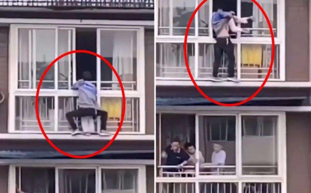 海尔小哥爬楼救女童后续,海尔小哥救6楼女童完整版