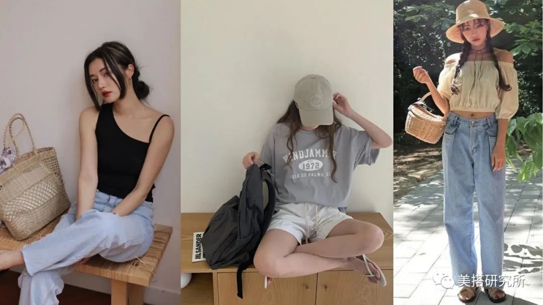 韩系风格穿搭假两件,韩系简约气质风女装