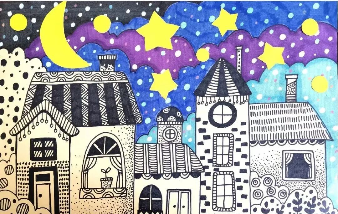 超级简单又特别好看的儿童画,随便怎么画都好看的儿童画