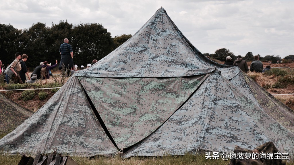 户外防水防火帐篷布,二战德国帐篷