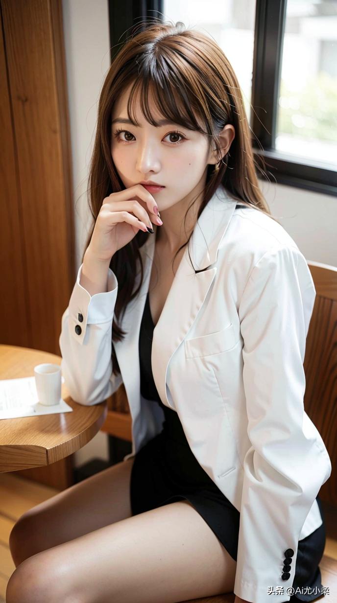 夏季壁纸高清美少女,职业装女性壁纸高清大图