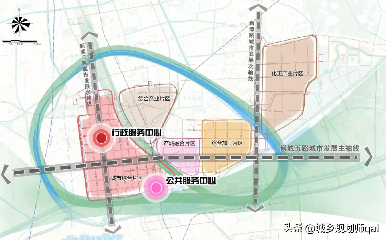 滨州市最新国土空间总体规划,博兴县县城总体规划图