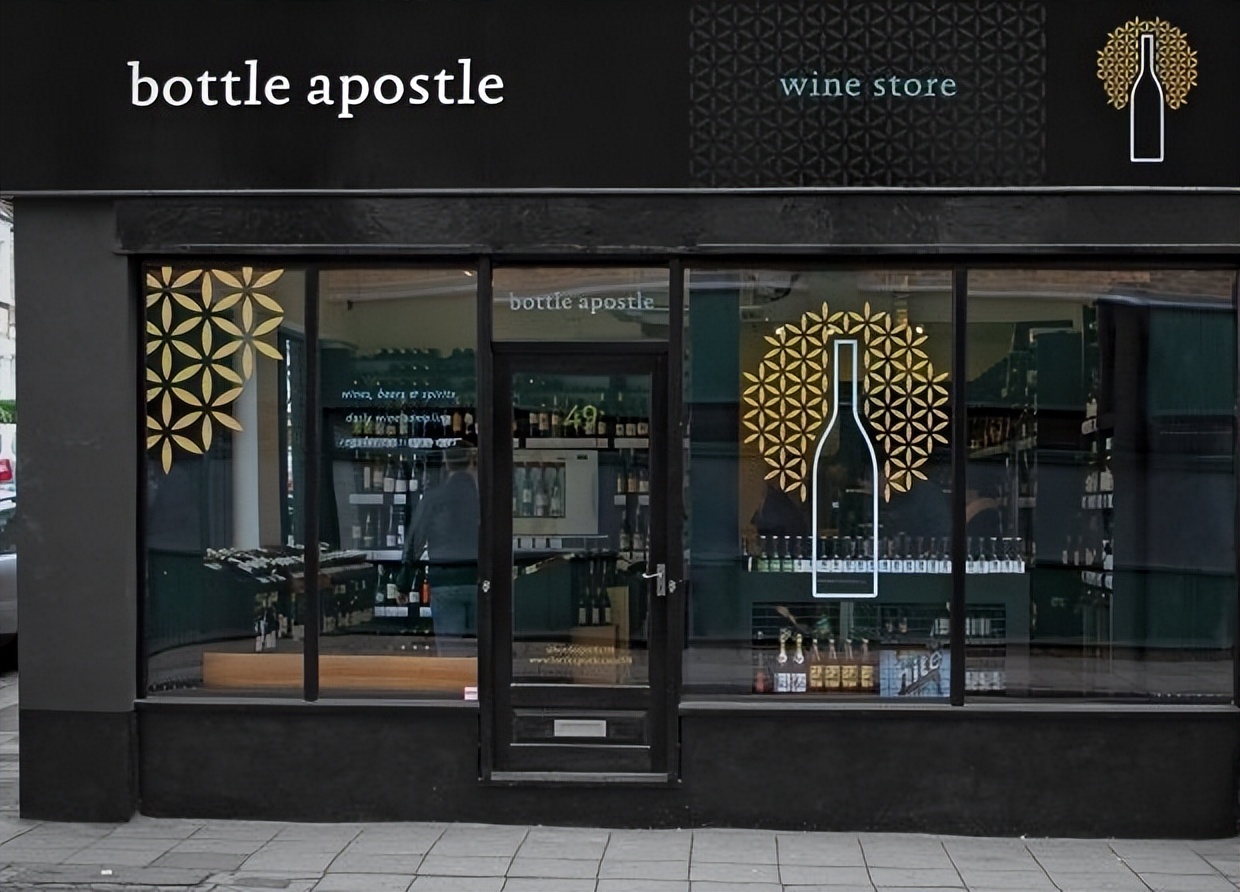 很有高级感的店招,35平店面设计