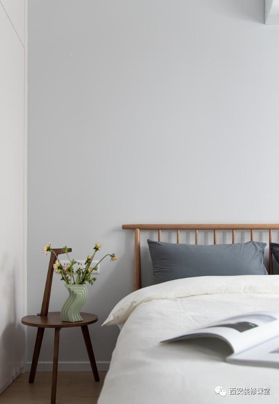 三室一厅92平原木色新中式,精装修大三室婚房