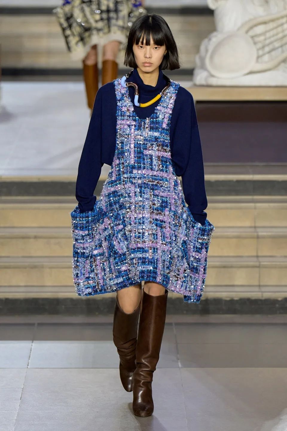 路易威登2022秋冬女装灵感,路易威登2022秋冬女装时尚穿搭