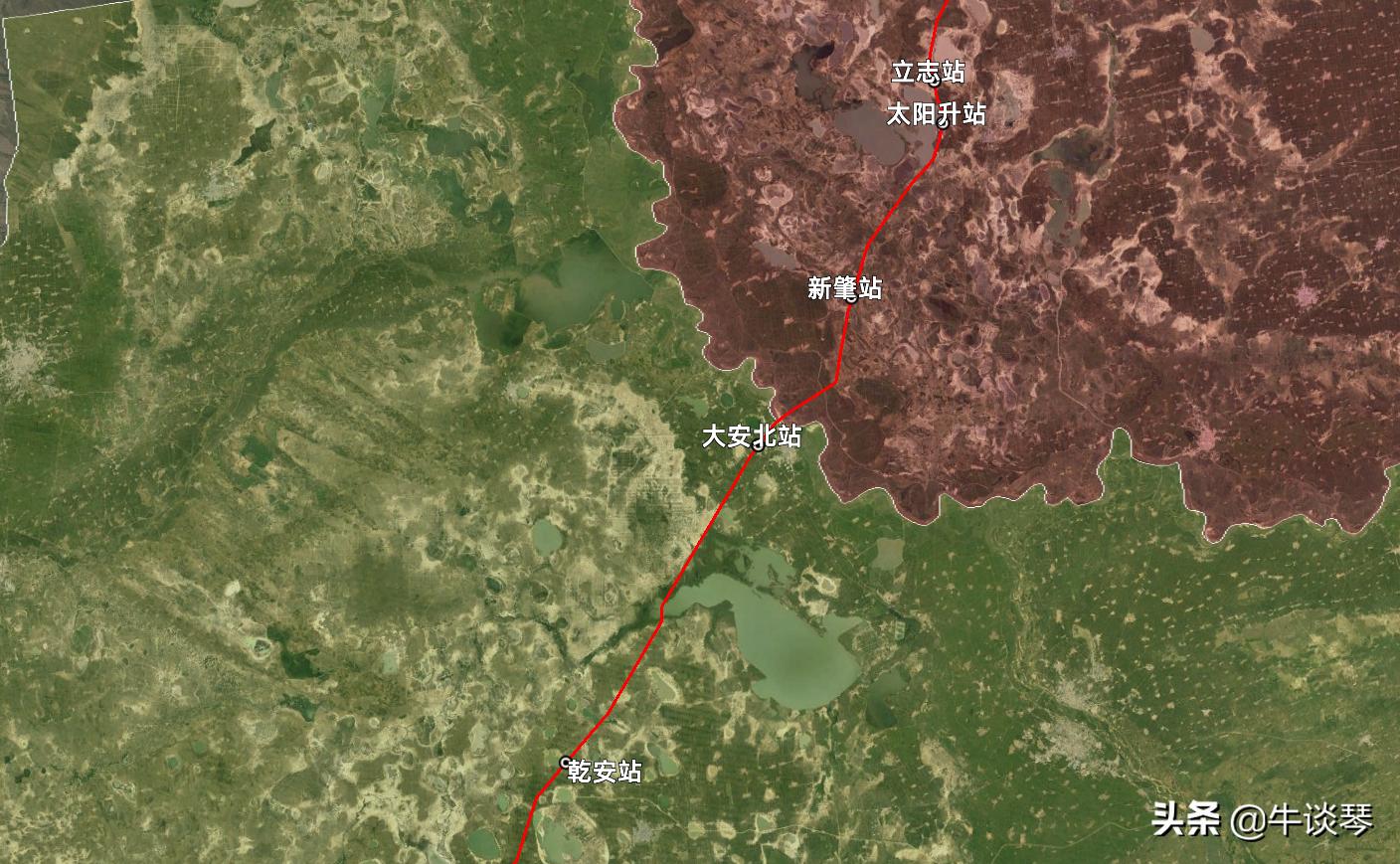 K50次列车运行线路图：齐齐哈尔开往浙江杭州，全程2893公里