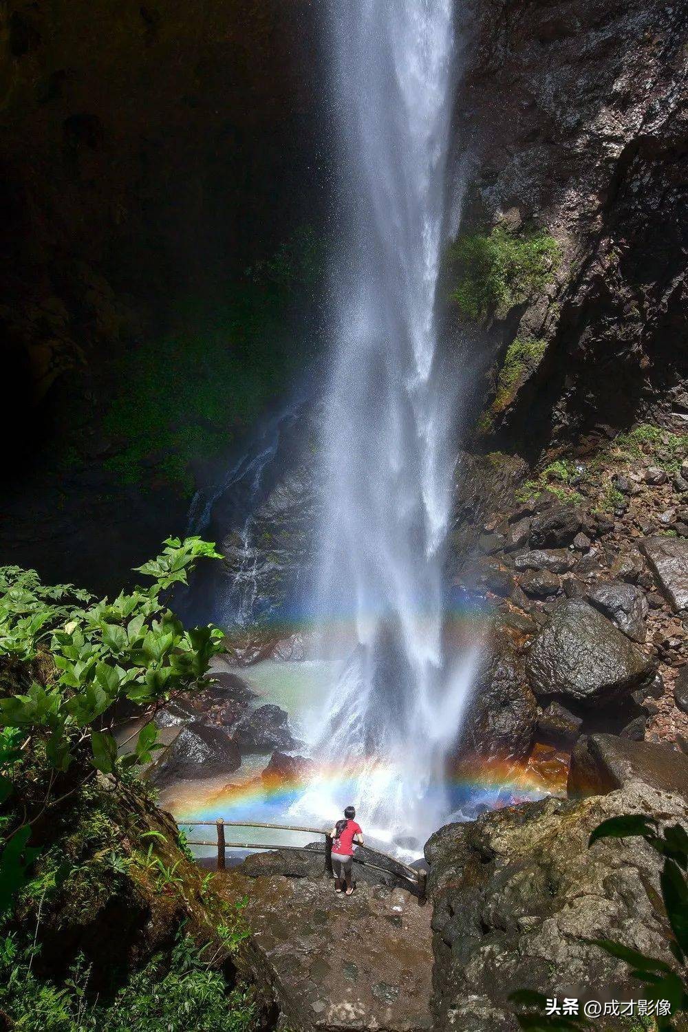永泰瀑布景点,福建省永泰县百漈沟景区