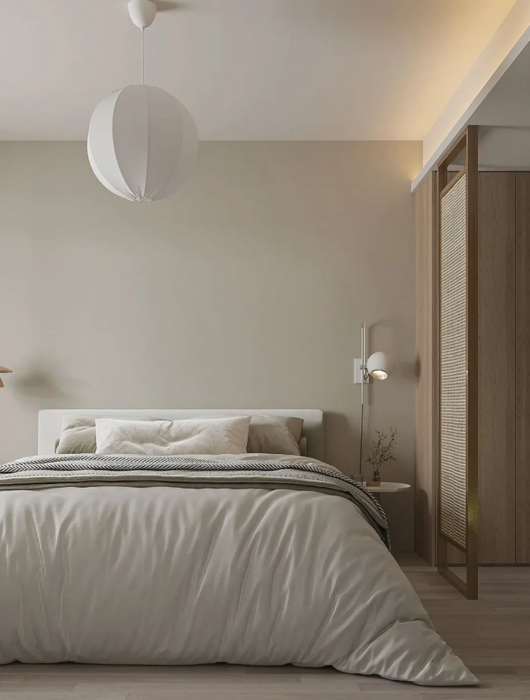 主卧室卫生间门正对床效果图,卫生间正对床衣帽间装修效果图