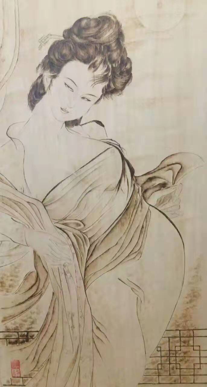 传承中国传统非遗烙画,非遗烙画100幅
