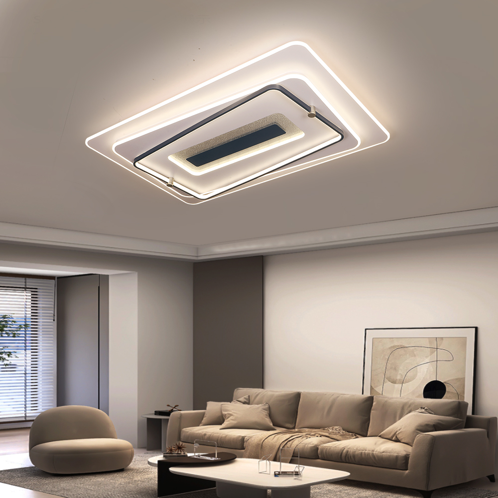 吸顶灯大小的尺寸怎么选择,房间大小与吸顶灯尺寸比例