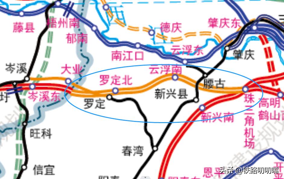 广东省十三五铁路重点发展示意图,广东今年推进36条铁路